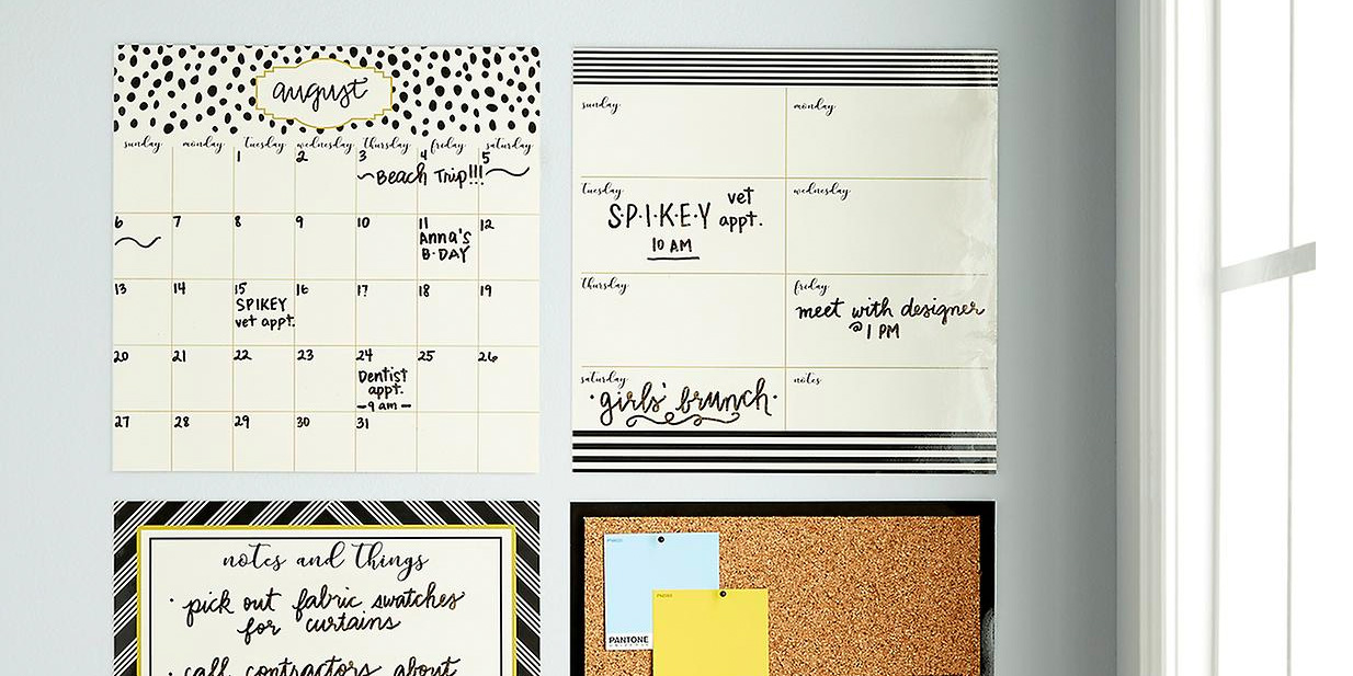 Home Calendars under 30 to keep you organized during the school year