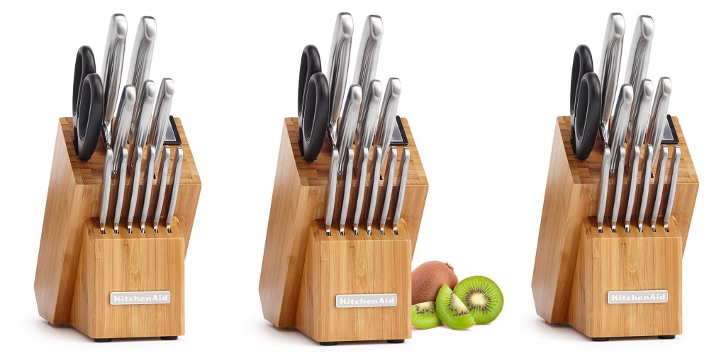 KitchenAid 14Piece Stainless Steel Knife Block Set hits Amazon low at