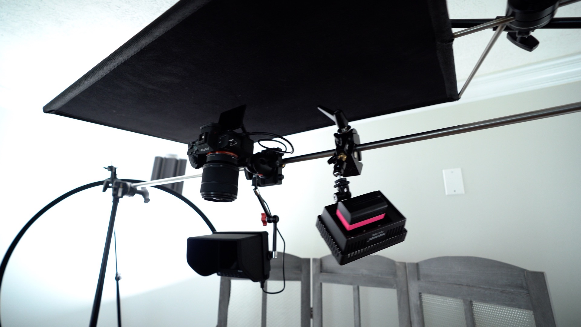 How to make an easy and flexible DIY overhead camera rig