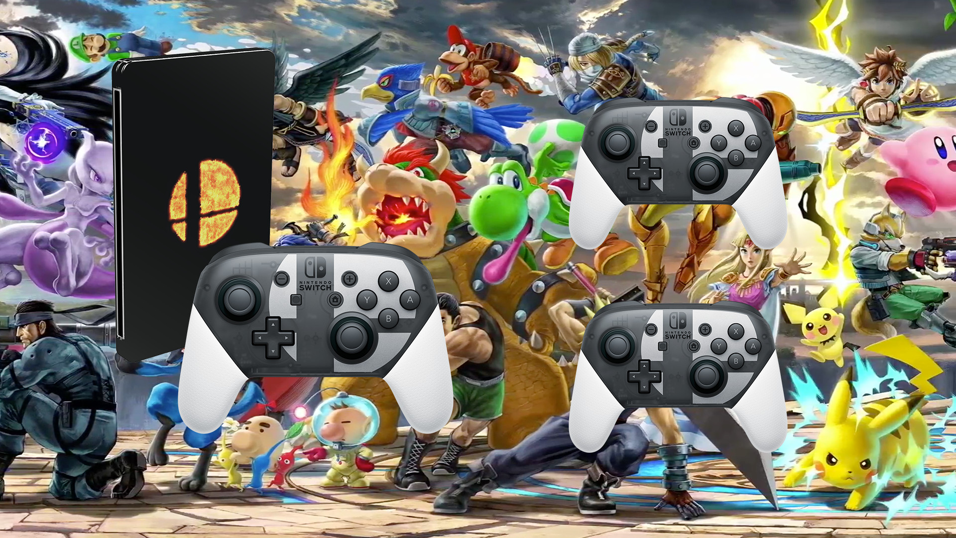 Super Smash Bros. Ultimate Nintendo Switch Pro Controller, 'Special  Edition' Bundle Announced