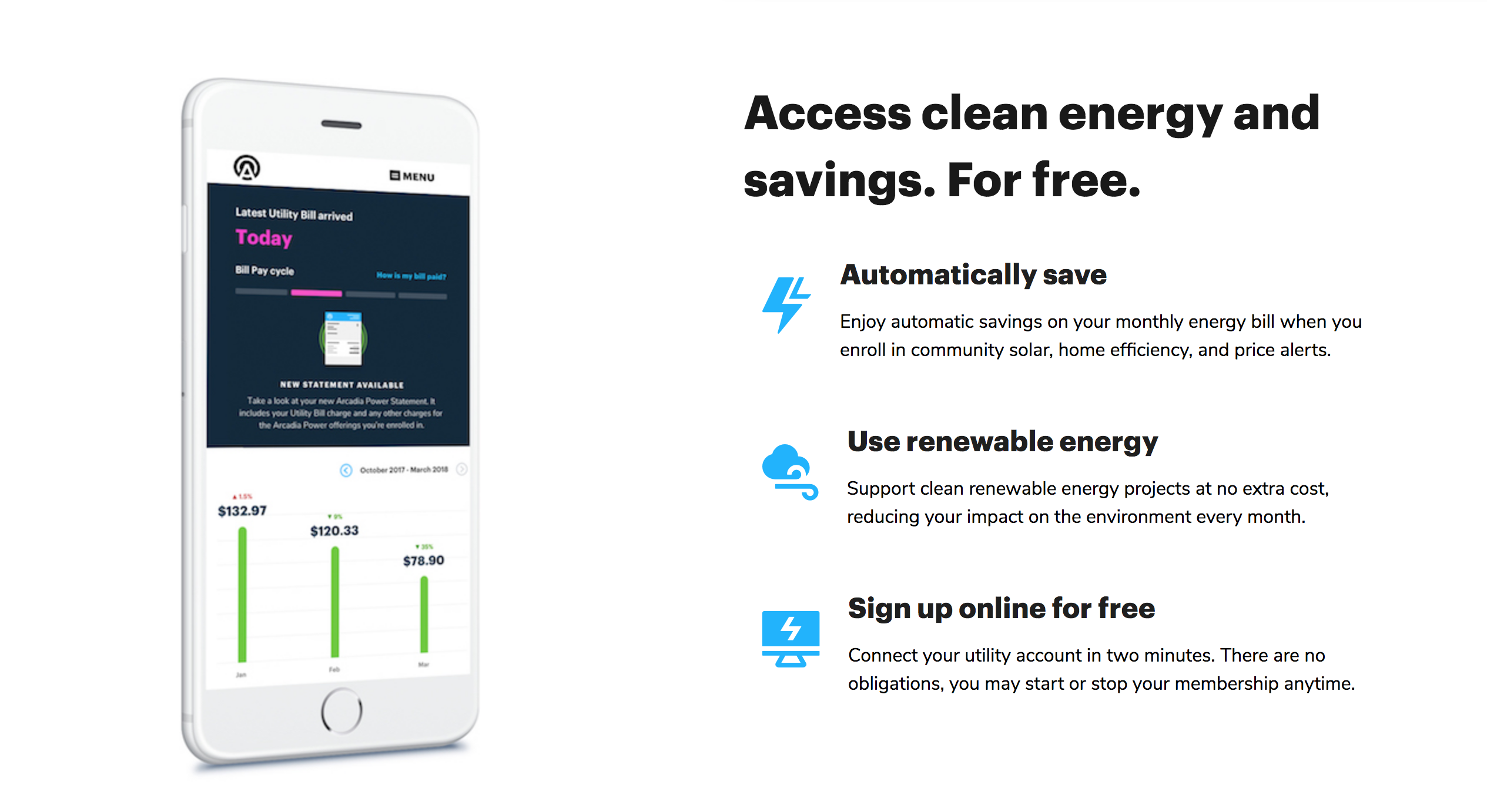 Arcadia Power is the first digital utility giving access to clean