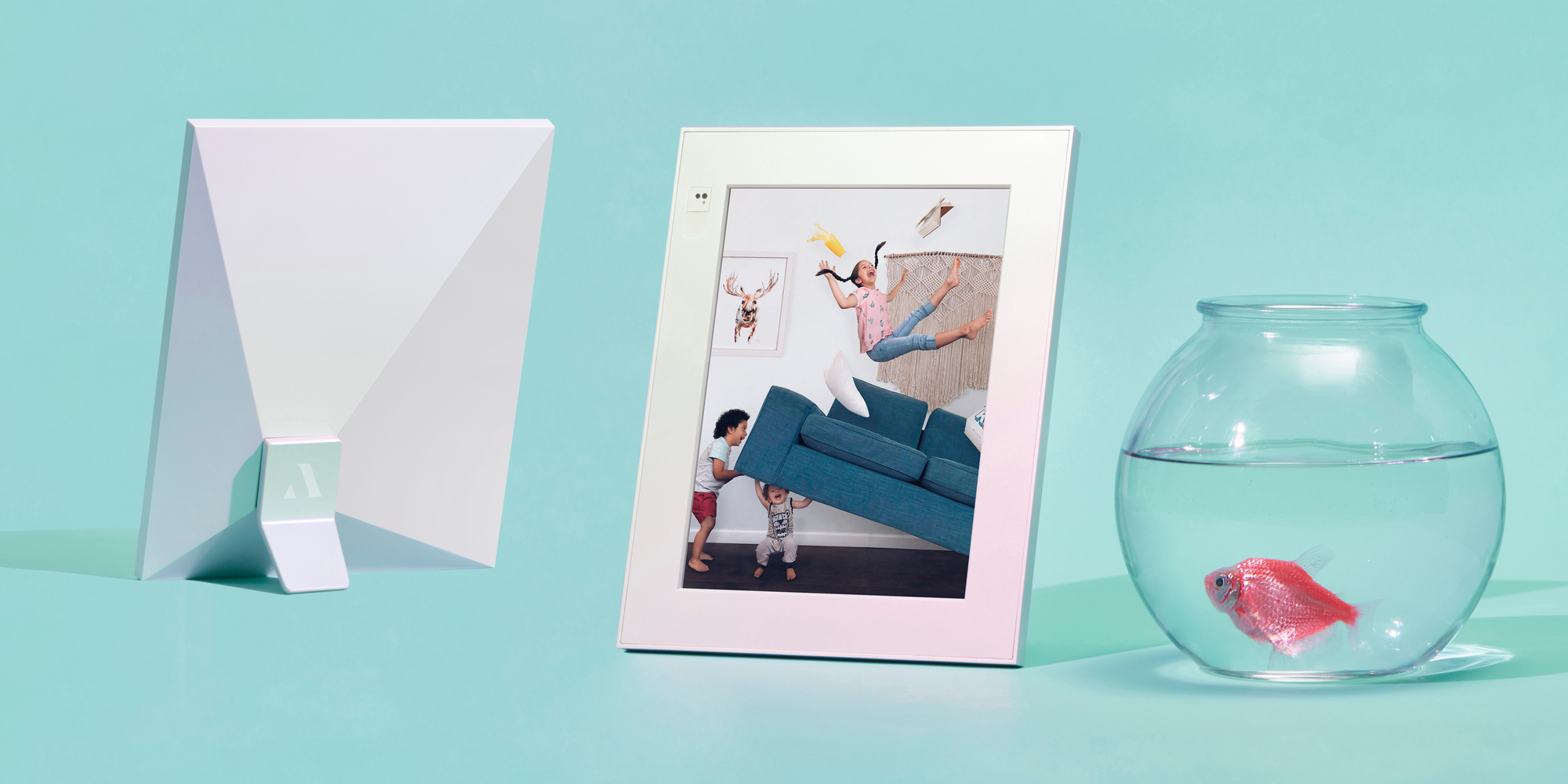 Aura's latest digital picture frames carry a fresh new design, smart