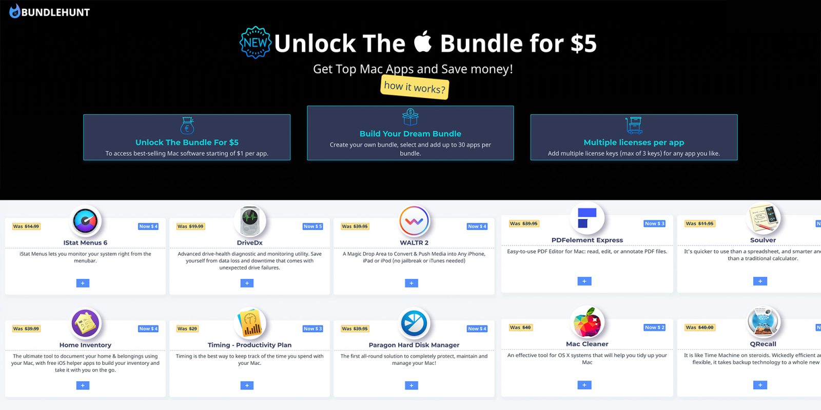 photo of BundleHunt Summer Mac App bundle starts at $5 with your choice of popular titles image