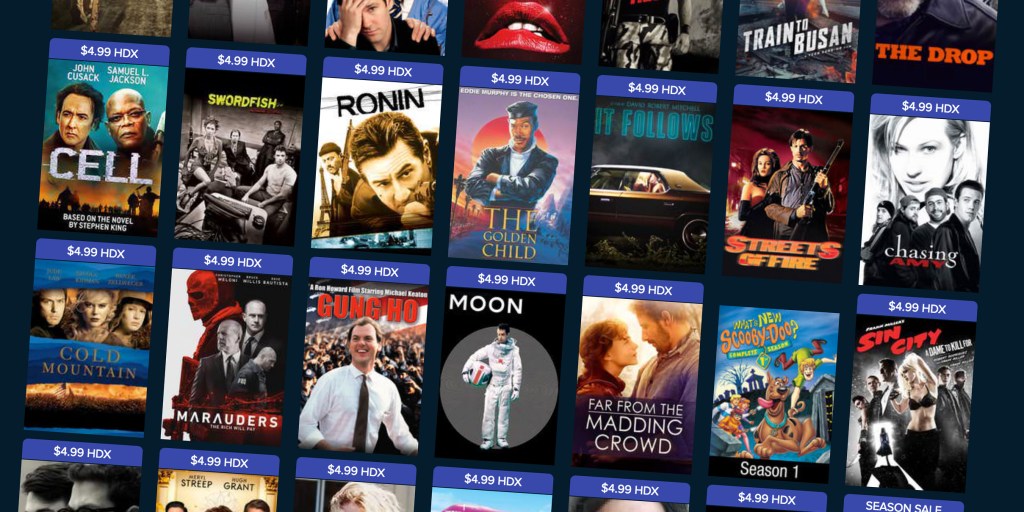 VUDU's latest 5 movie sale includes new and old hits from every genre