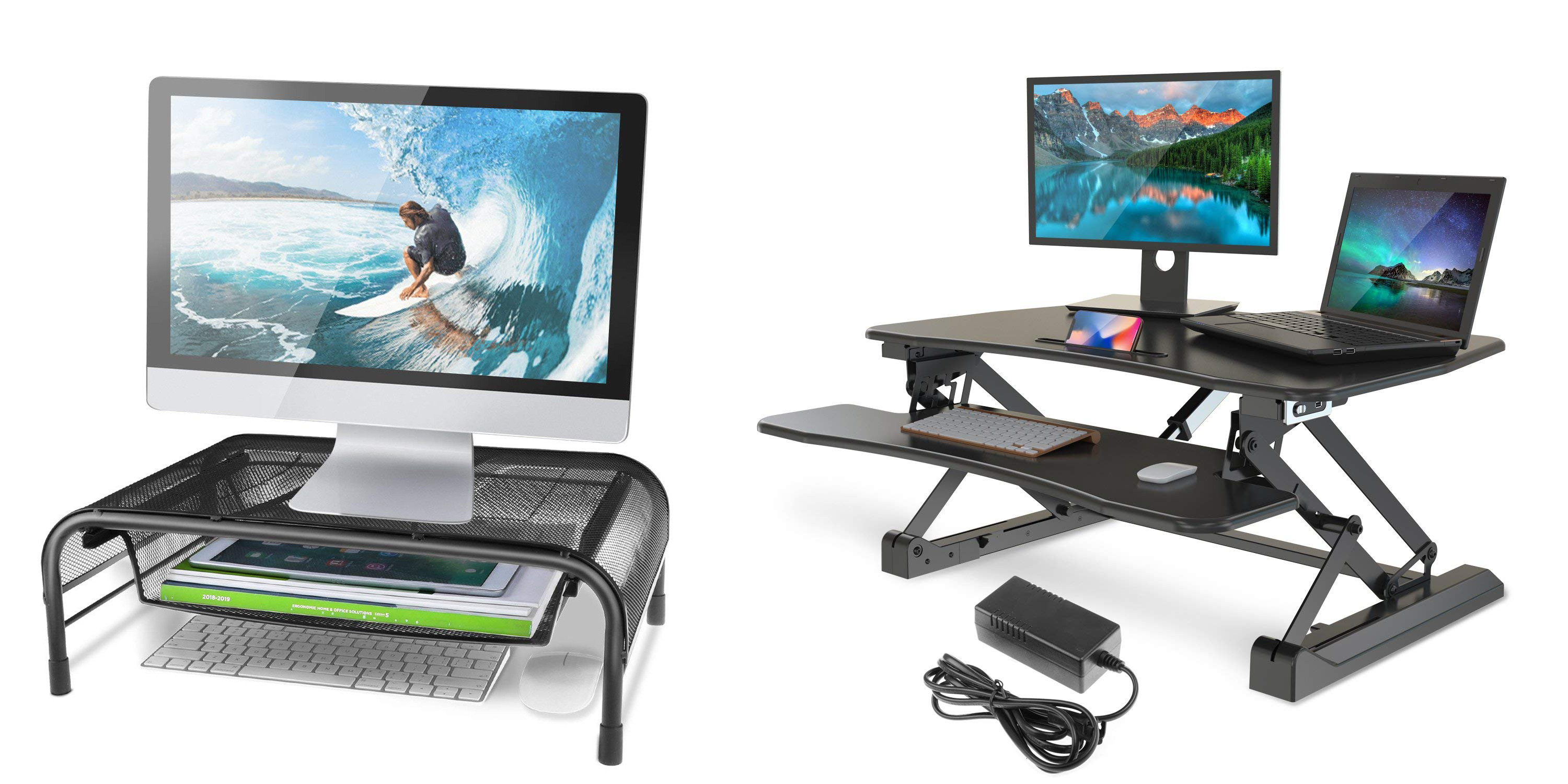Amazon 1day Standing Desk/Monitor Riser sale w/ deals from 18 Prime