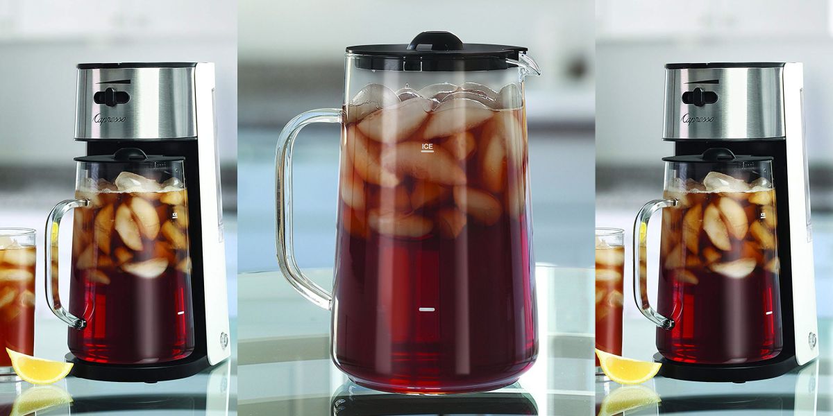 Capresso Iced Tea Maker w/ 80-oz. glass pitcher for $30 today only