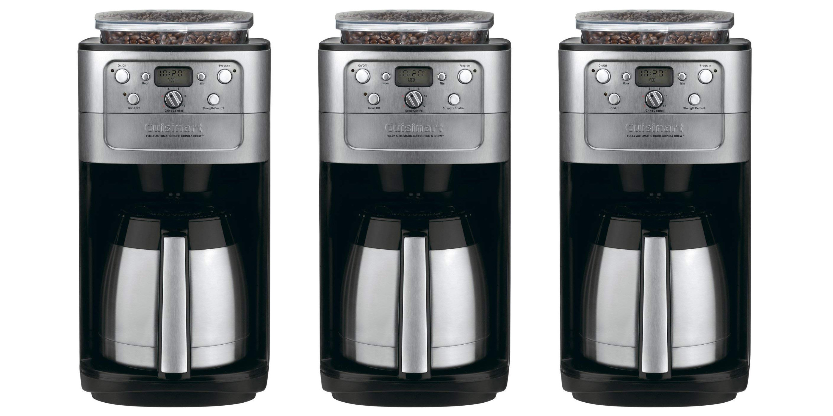 This Cuisinart Coffee Maker grinds and brews whole beans at 121 shipped