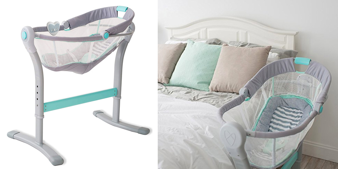 SwaddleMe's bedside sleeper soothes your baby w/ song & is at an all