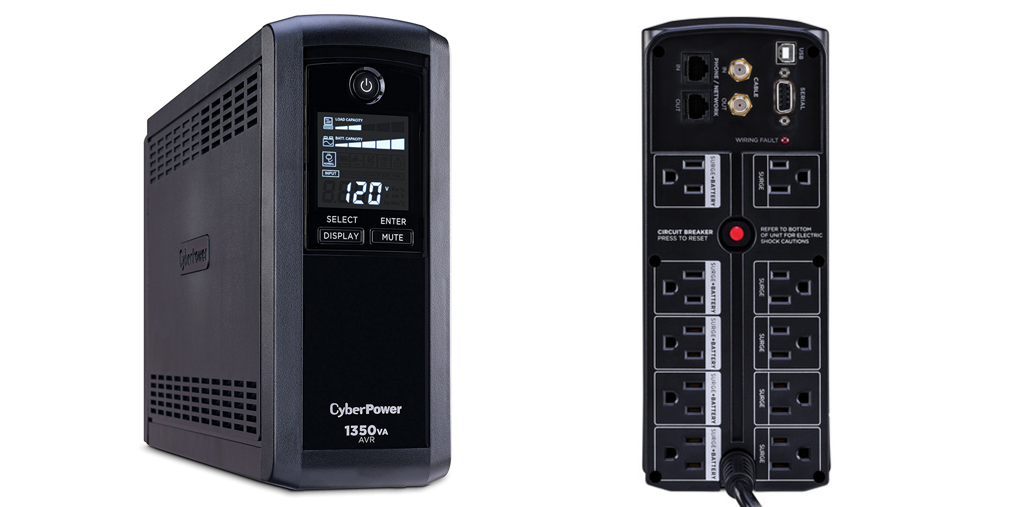 cyberpower battery backup 1350va on for 24 hours