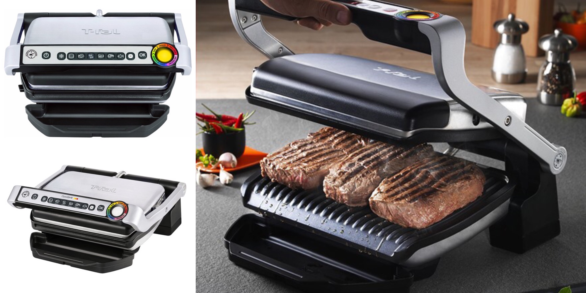 The T-fal Indoor Grill automatically switches cooking cycles: $70 shipped  (30% off)
