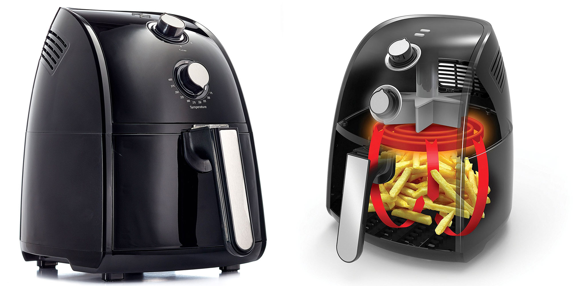 BELLA's electric air fryer is a healthier alternative to fried foods