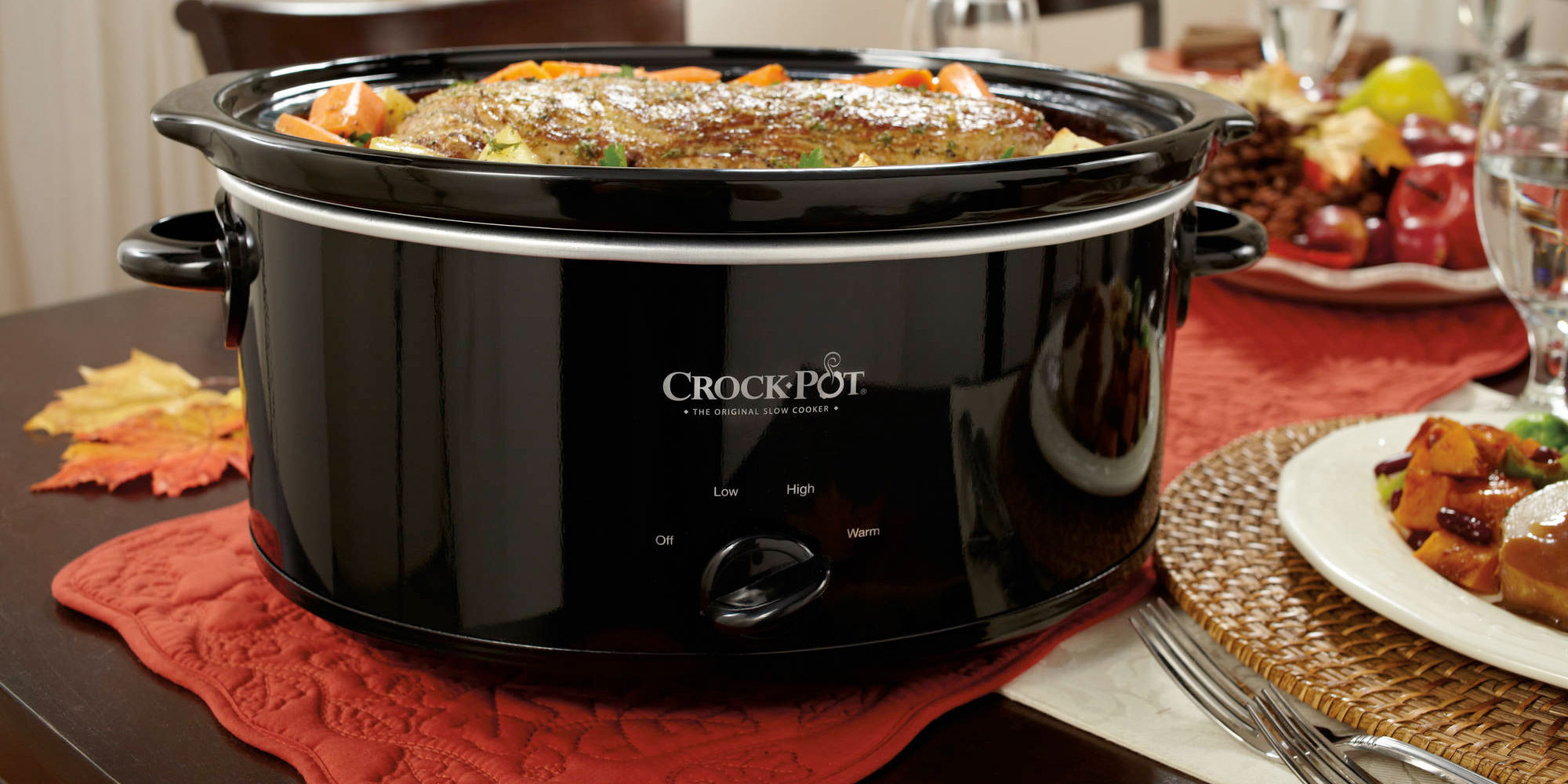 Enjoy roast & carrots w/ this 7-Qt. Crock-Pot slow cooker at just $20 (Reg.  $30)