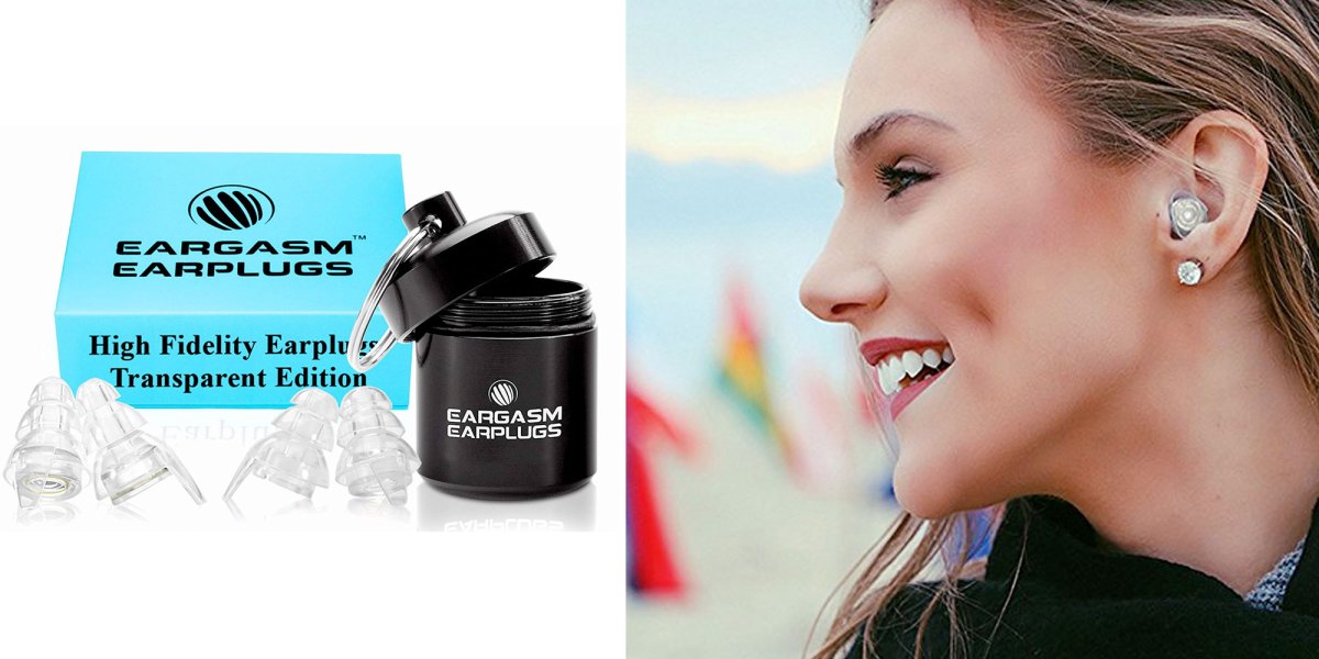 Hear the sounds around you at a lower volume w/ these ear plugs from