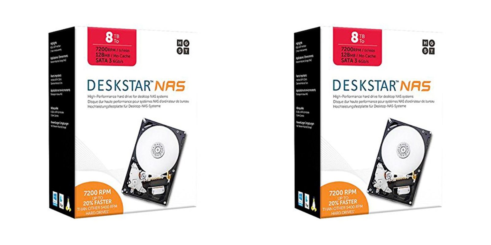 Expand your NAS storage w/ this 2pack of HGST 8TB HDDs for 413 (500