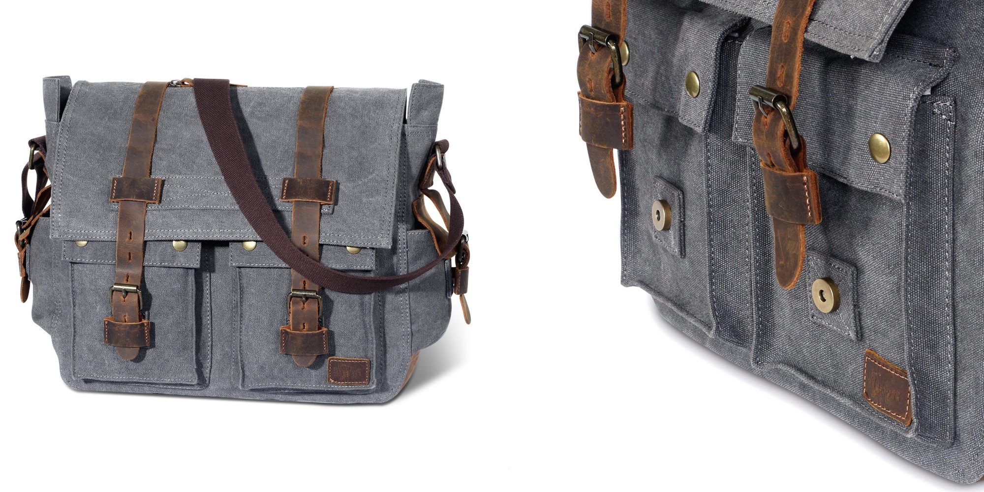 Stow a 15inch MacBook, iPad, DSLR, and more in this highlyrated messenger bag 29.50 (20 off)
