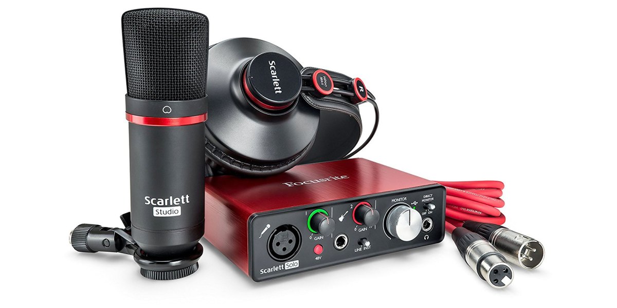 Start your podcasting or voiceover career w/ the Focusrite Scarlett ...