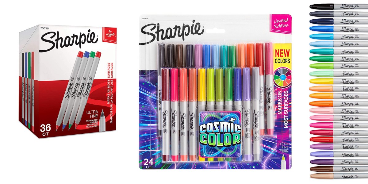 Amazon 1-day Sharpie Sale from $8: 24-Pack Ultra Fine, 36-Pack Metallic ...