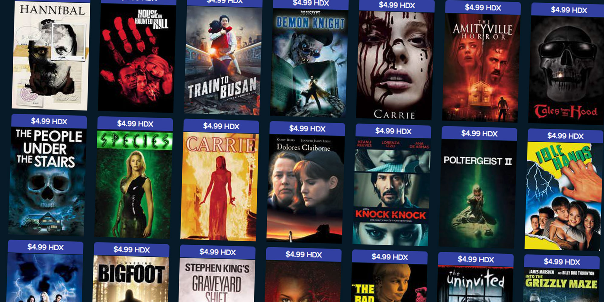 VUDU 5 Weekend Sale Invasion of the Body Snatchers, Poltergeist 3