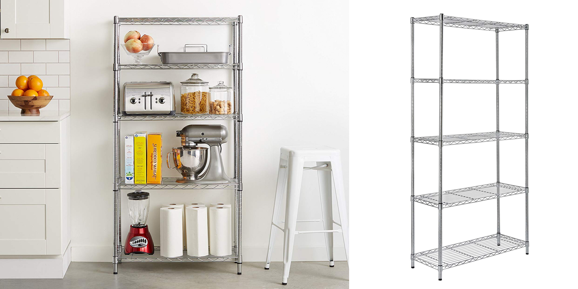 AmazonBasics FiveShelf Unit tackles your storage needs at 47 (20 off