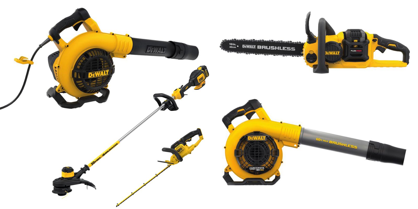 DeWalt 1-Day Outdoor Power Tool Sale from $69: trimmers, blowers, much more