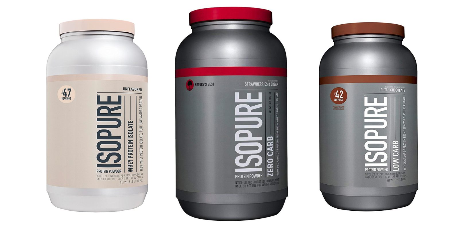 Save big on Isopure Protein Powders in today's Amazon Gold Box from 28
