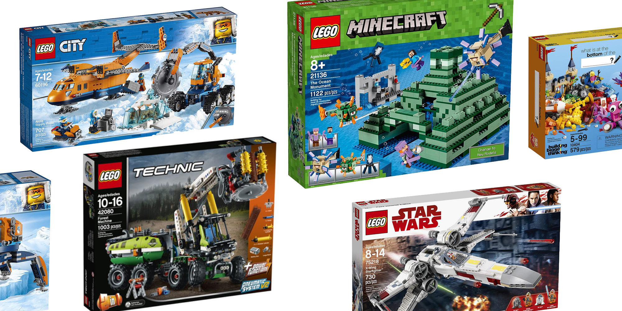 Assemble a discounted LEGO City, Minecraft Star Wars or Technic set ...