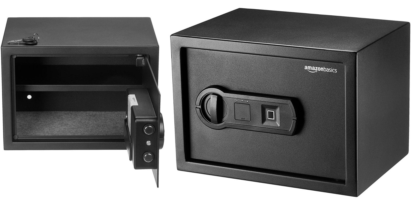 Keep your documents & more secure w/ the AmazonBasics biometric safe at