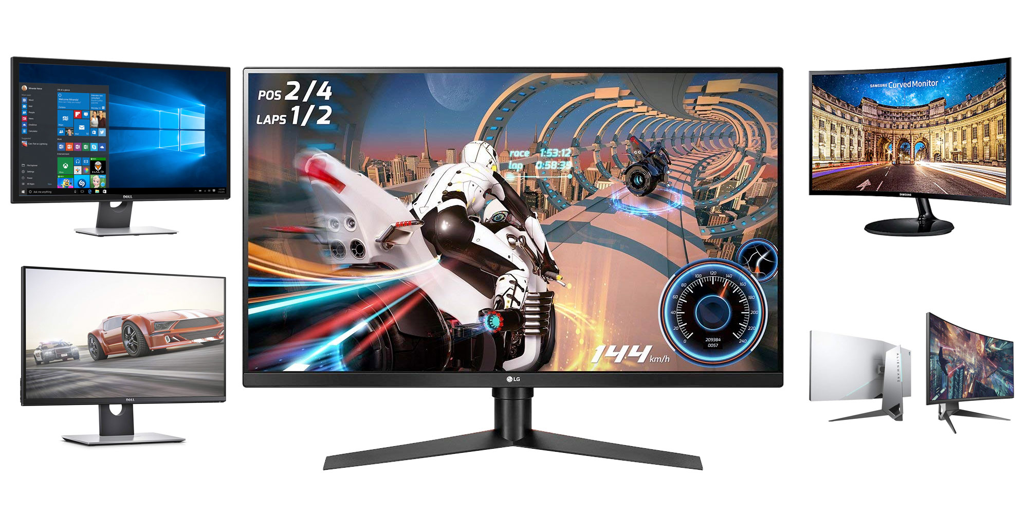 Black Friday Monitor Deals LG 32" 1440p 144Hz 299, Alienware 34