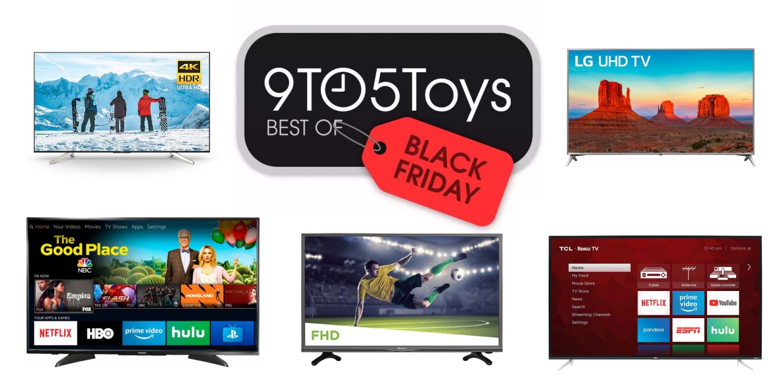 Best Black Friday TV deals of 2018: LG, Samsung, more - 9to5Toys