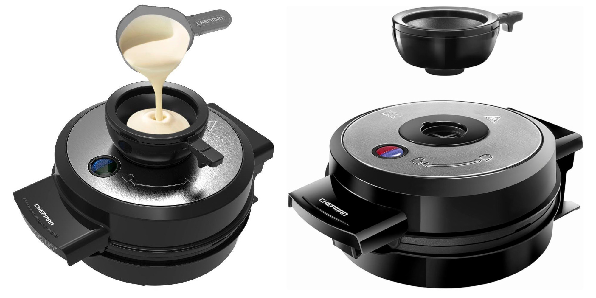 Go for homemade waffles this holiday season with the 20 Chefman Volcano (Reg. up to 40)