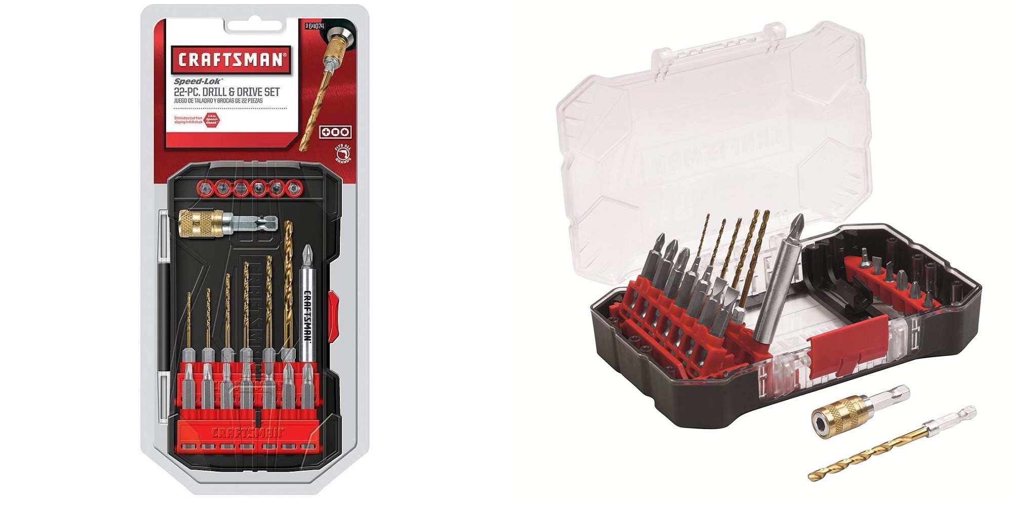 Craftsman's 22pc. Drill/Driver Bit Set hits alltime low of 4.50 (Reg