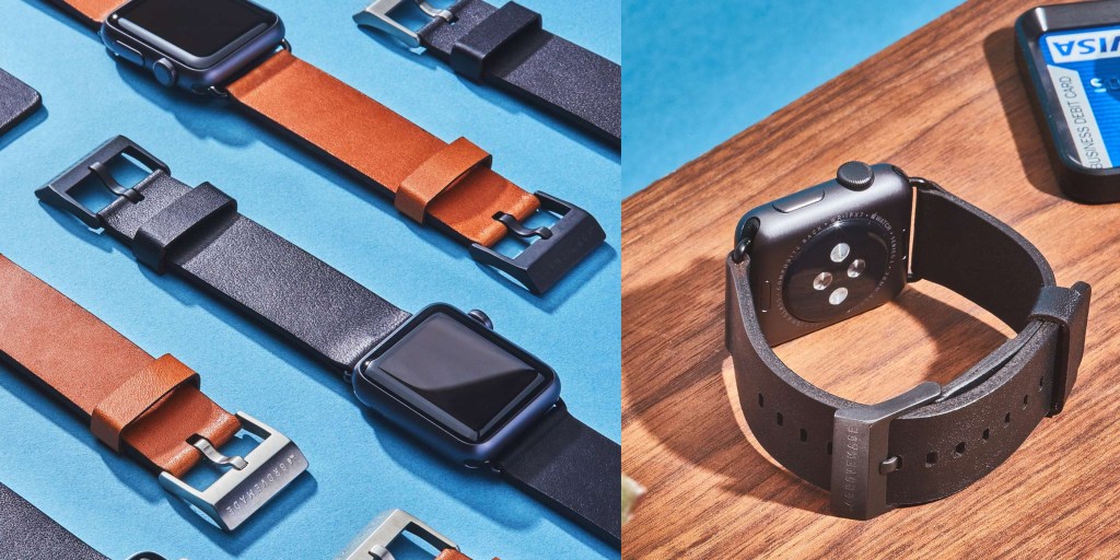 Grovemade Black Friday 20 off sale leather Apple Watch bands, wallets