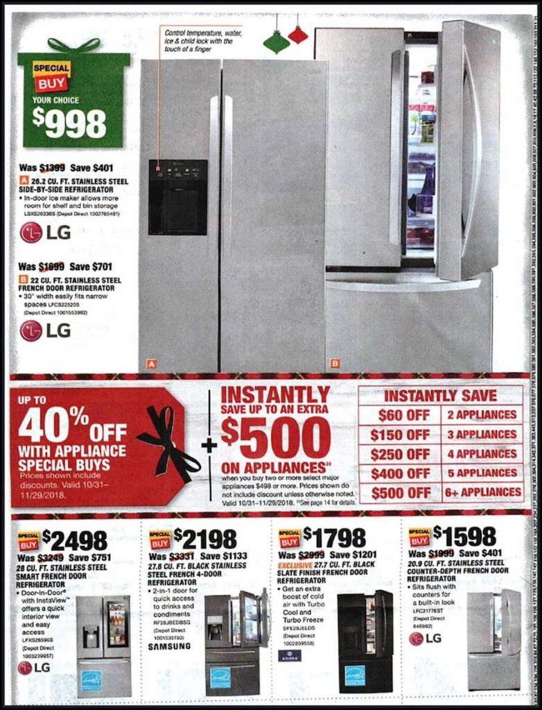 Home Depot Black Friday Deals 11/25 - Ad & Deals