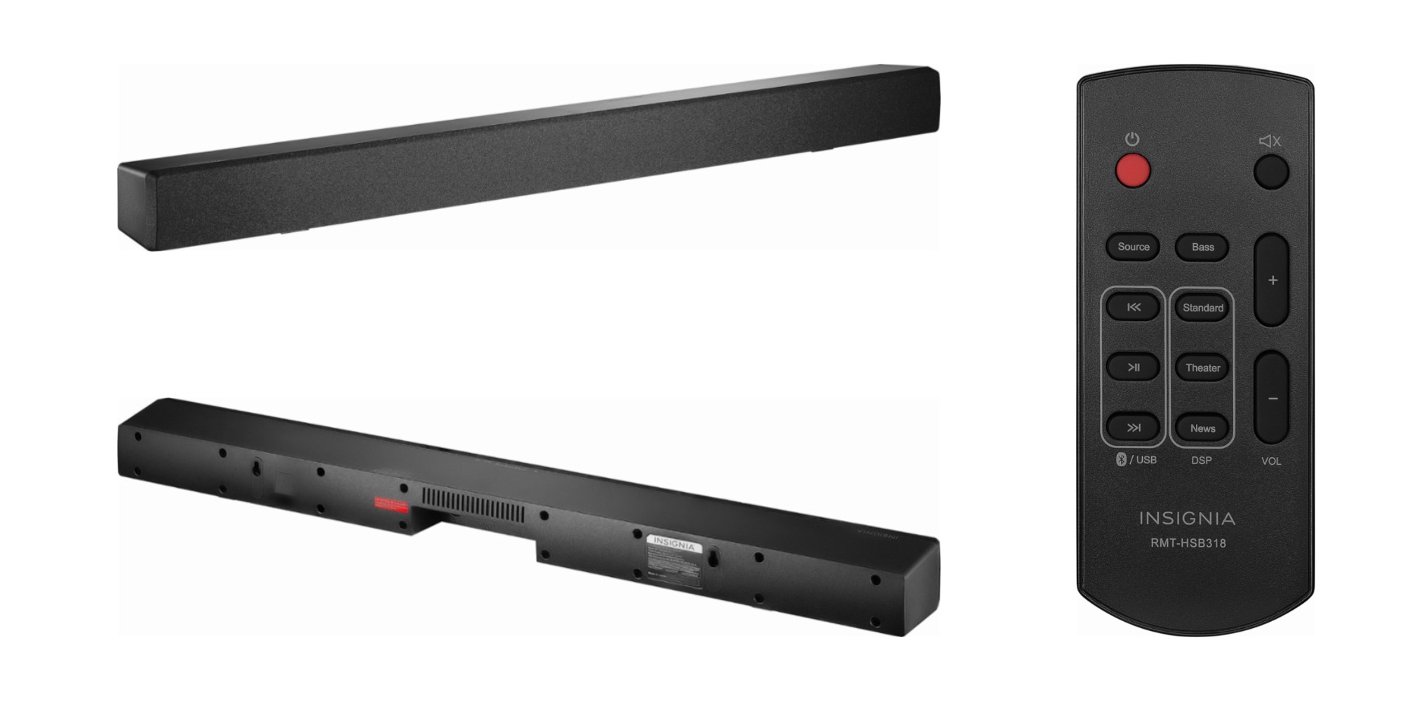 Upgrade your TV's audio with Insignia's Bluetooth 2.0-Ch. Sound Bar