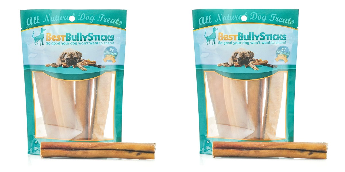 Bully Stick Grass Fed Beef Dog Chews hit Amazon low 4Pack from 10.50
