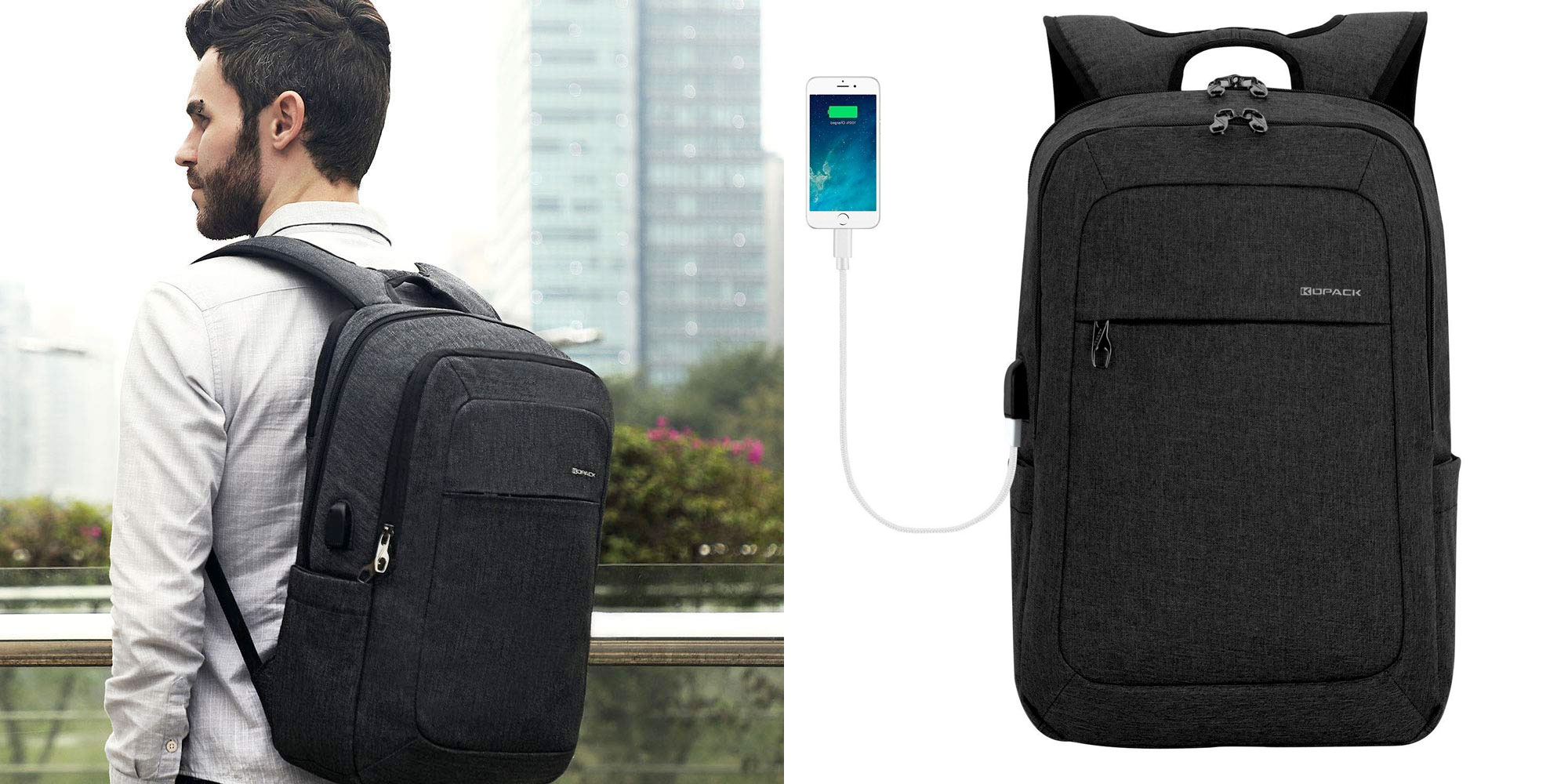 kopack slim business backpack