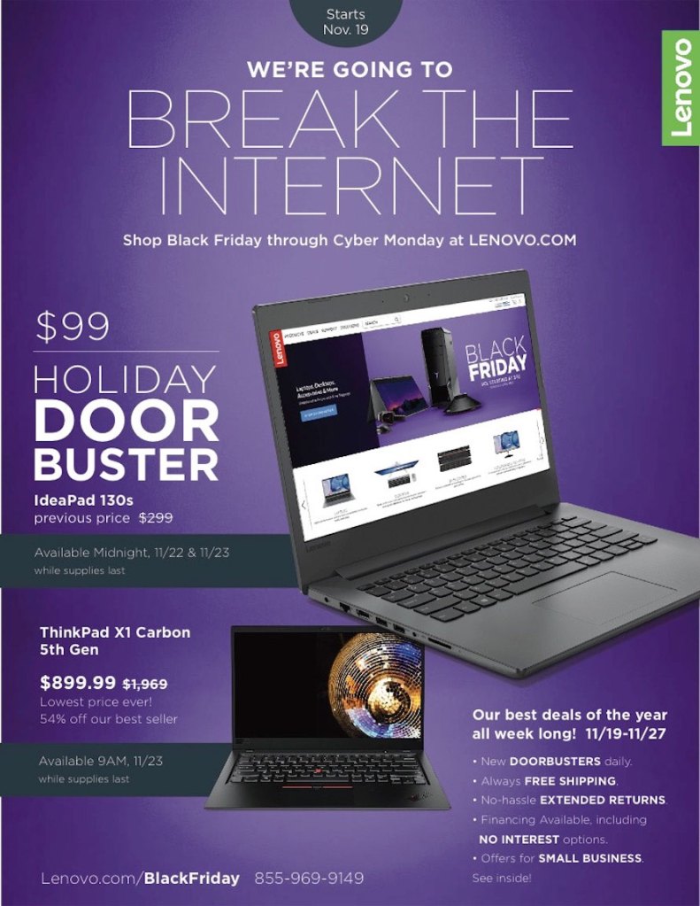 Lenovo Black Friday ad has budgetfriendly laptops and more 9to5Toys