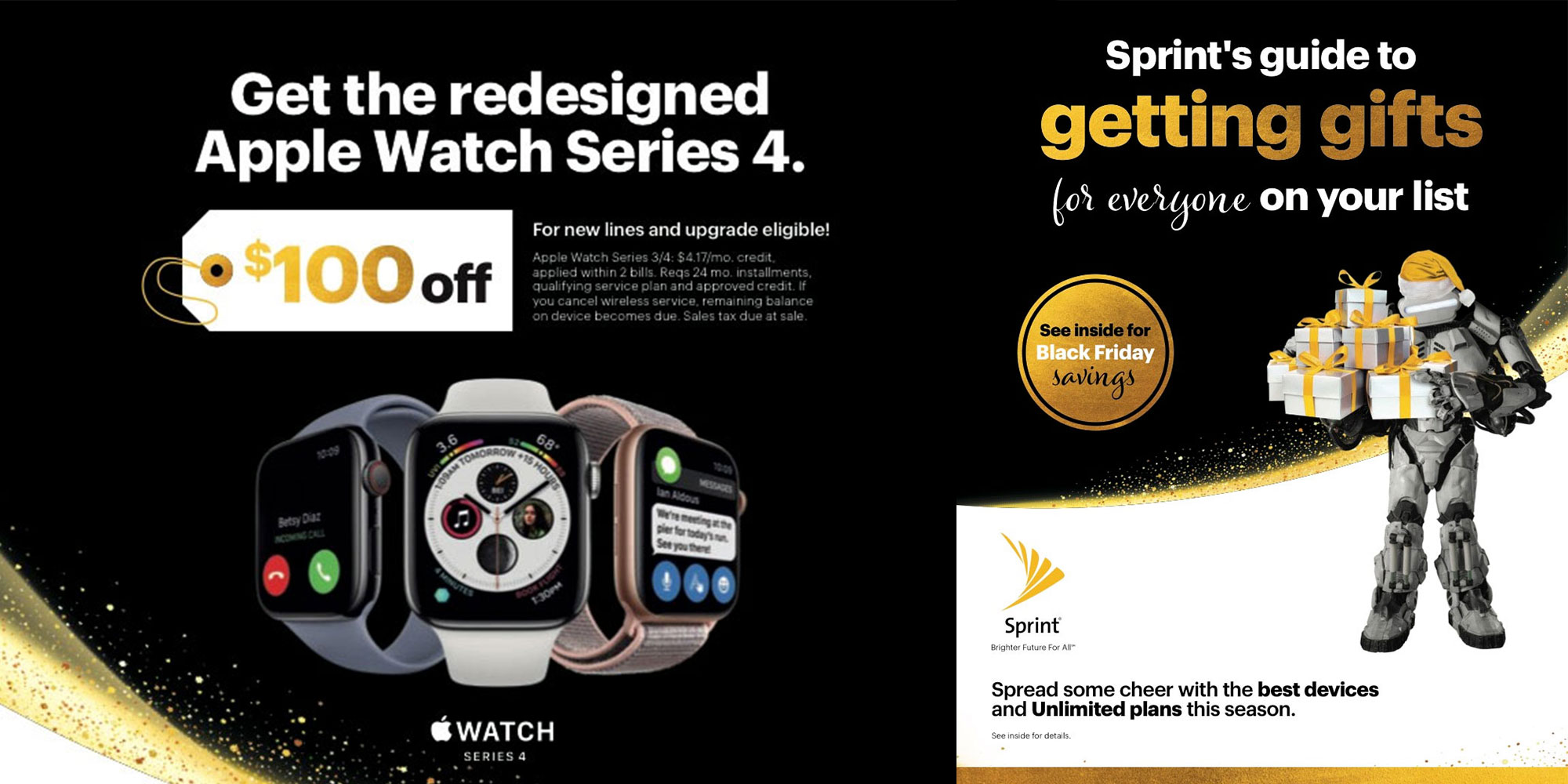 Sprint's Black Friday ad delivers rare Apple Watch Series 4 discount - What Are Sprint Black Friday Deals