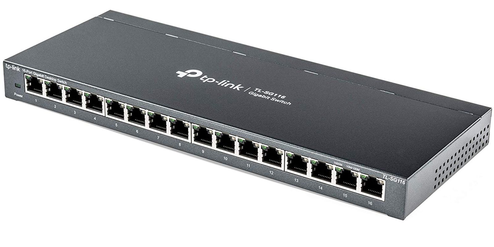 Expand your home network w/ the TPLink 16port Gigabit switch for 55