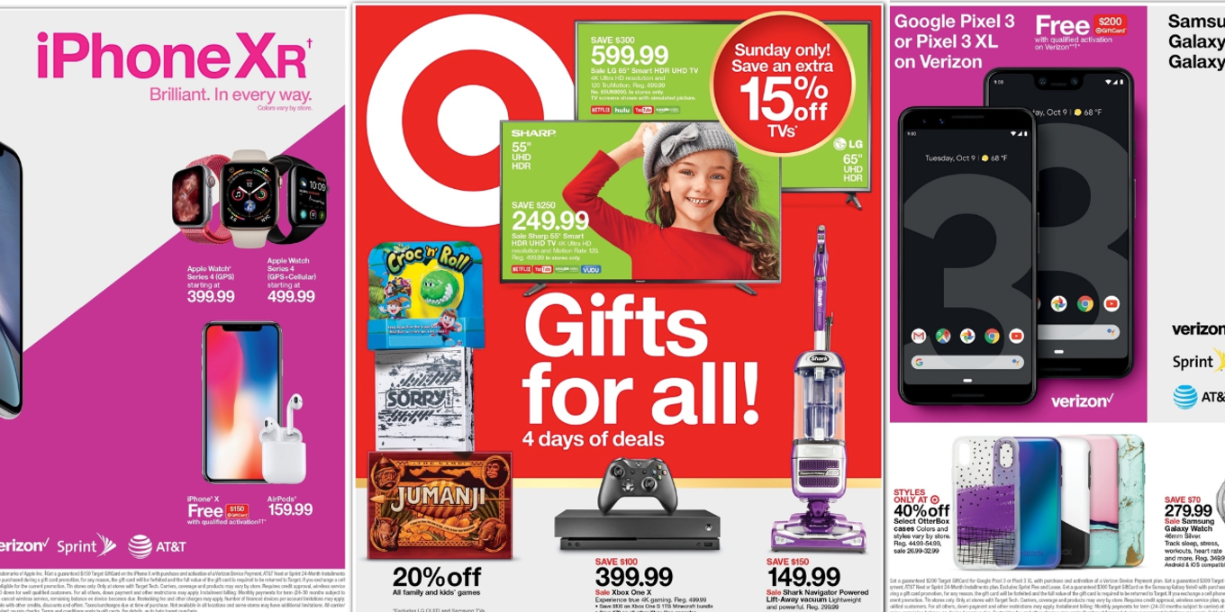 Target Pre-Black Friday Ad: iPhone X w/ $150 GC, Xbox One X, UHDTVs, home goods, more - 9to5Toys