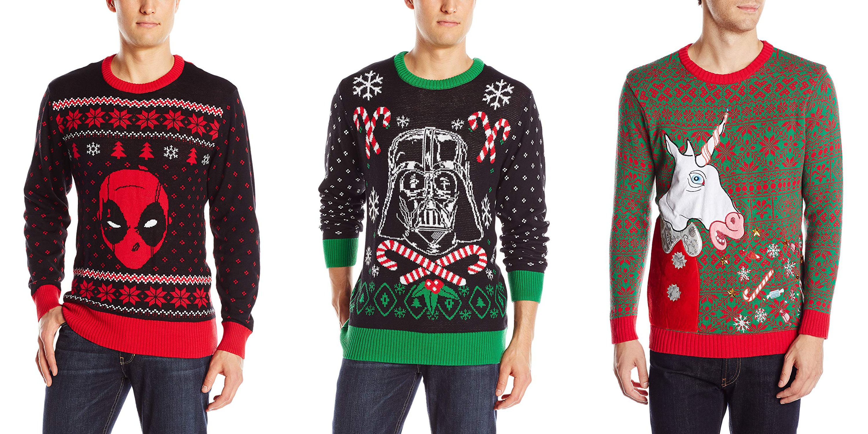 Ugly Christmas Sweaters from 7 at Amazon today Star Wars