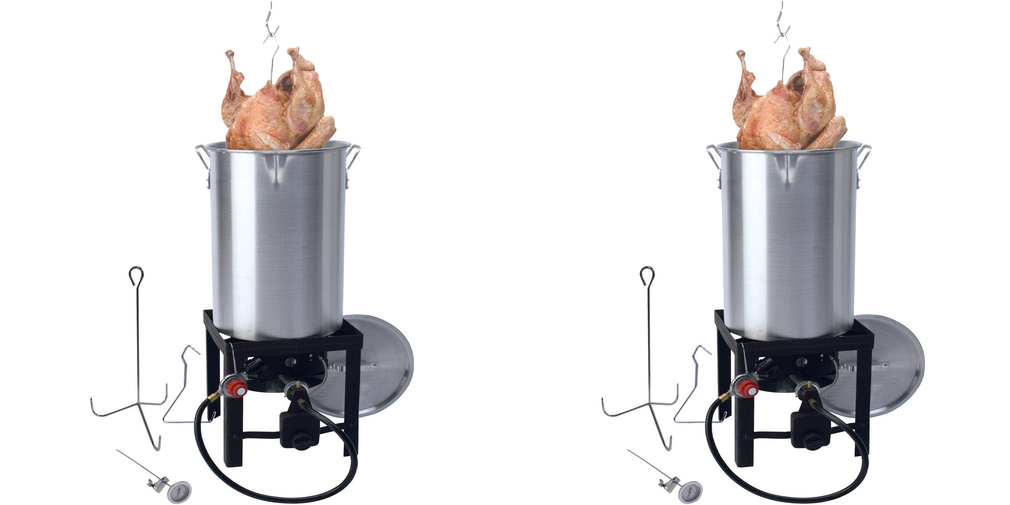 Be the star of Thanksgiving with this 30Qt. Turkey Fryer Starter Kit
