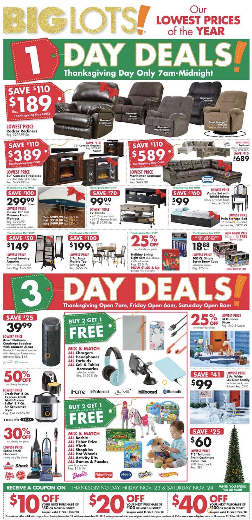 Big Lots Black Friday Ad reveals Thanksgiving Day sale, more 9to5Toys