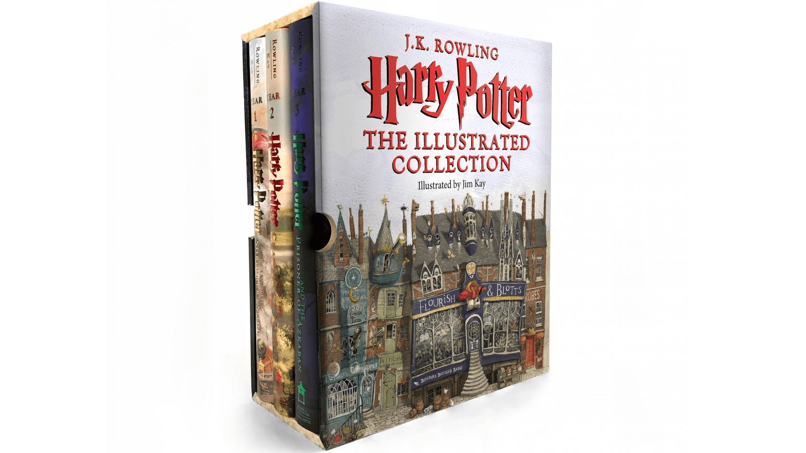 Gift a Muggle the first 3 Harry Potter books with color illustrations