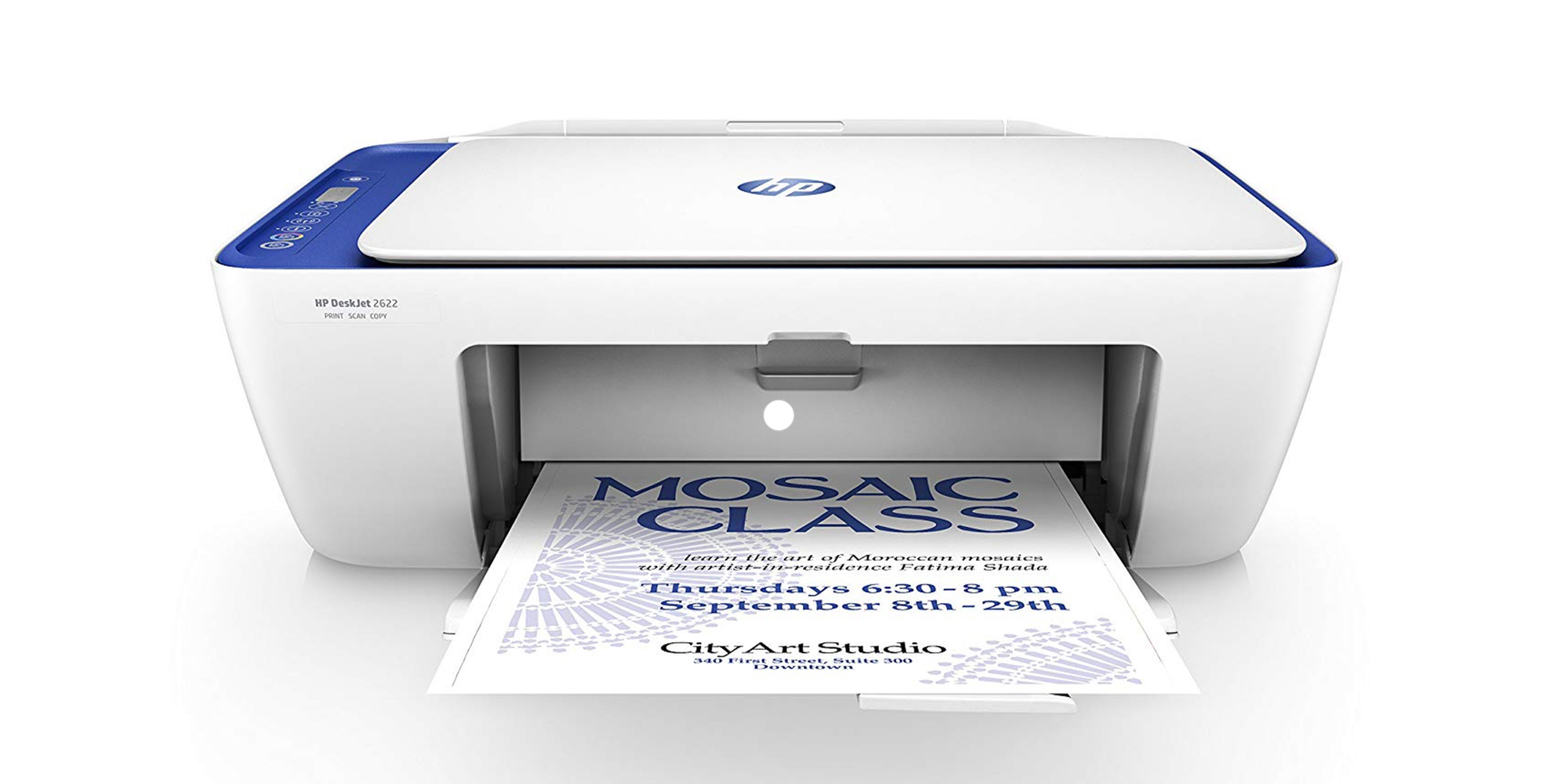 HP's DeskJet AiO Printer is perfect for dorm rooms and more at 19