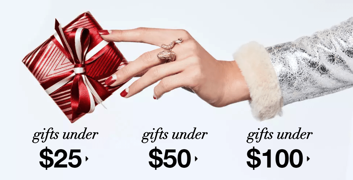 Macy's Gift Guide features gift ideas from under 25