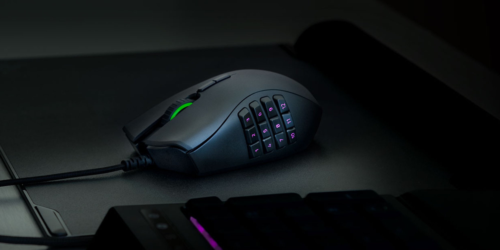 Razer's Naga Trinity gaming mouse with three swappable plates and 19