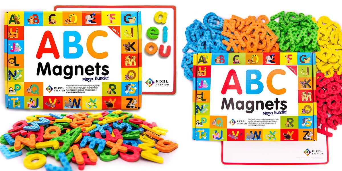 This 142piece ABC Gift Set with whiteboard is down to 16, today only (Reg. up to 30)