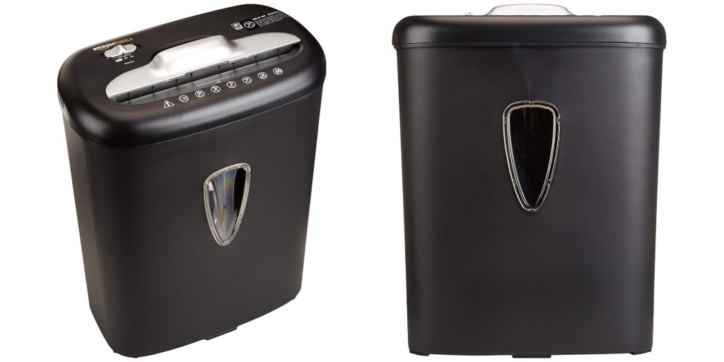 8-Sheet Cross-Cut Paper and Credit Card Shredder