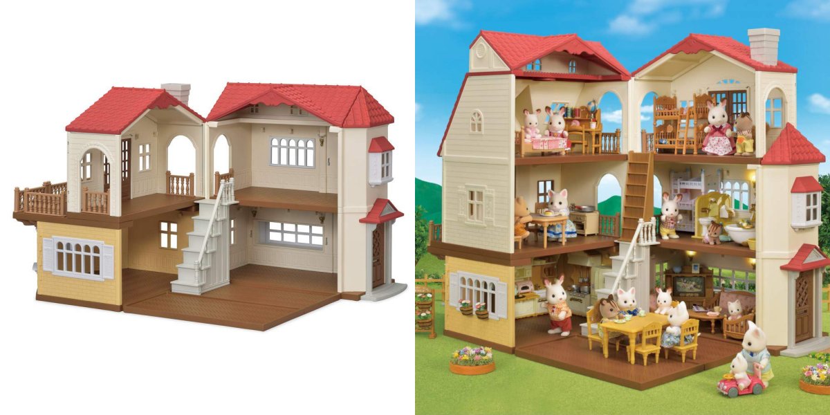 The Calico Critters Red Roof Country Toy Home is at a new Amazon low